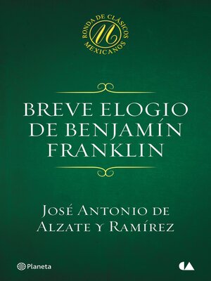cover image of Breve elogio de Benjamín Franklin